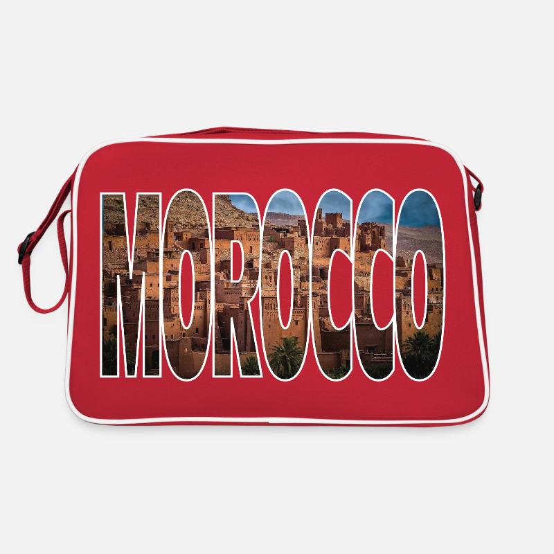 Morocco - Retro Bag - red/white