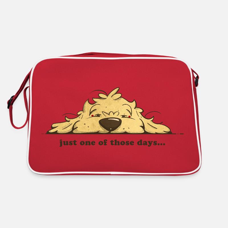 Nur einer dieser Tage Cockapoo Thor Retro Tasche