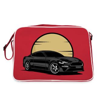 COYOTE V8 STANG - Sac Retro - rouge/blanc - Dos