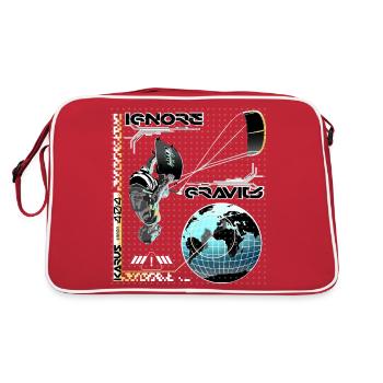 Kitesurfeurs - Sac Retro - rouge/blanc - Dos