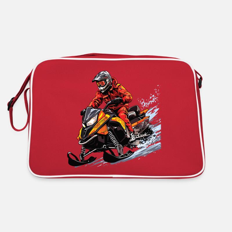 Ski-Doo, Freeride-Schneemobil Retro Tasche