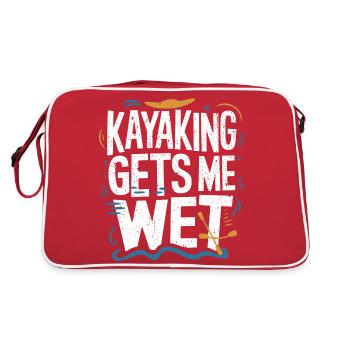 Idée amusante pour les amateurs de kayak - Sac Retro - rouge/blanc - Dos