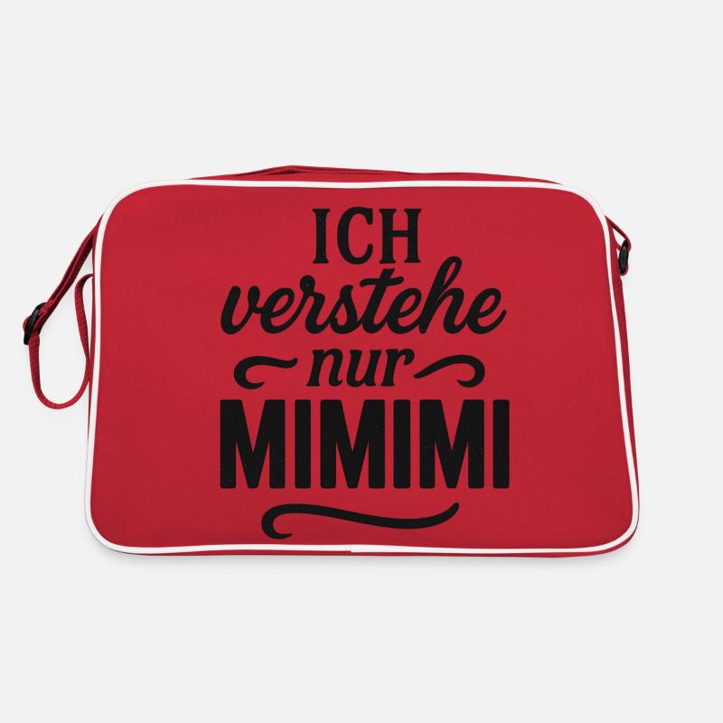 Mimimi Saying Funny Office Retro Bag