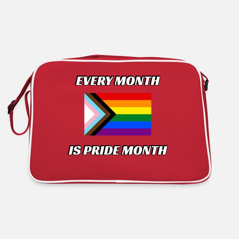 Chaque mois est le mois de la fierté Progress Pride Flag Sac Retro