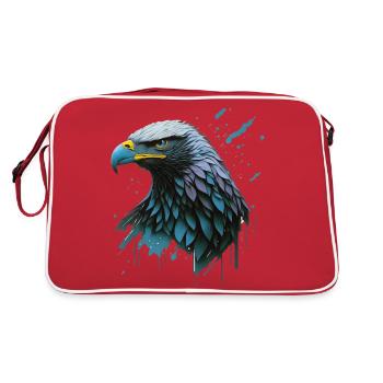 Unleash the Majesty: Eagle - Retro Bag - red/white - Back