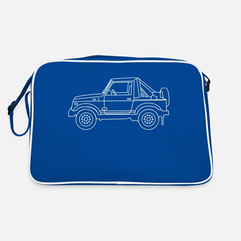 Samurai White 4X4 Retro Bag