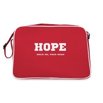 Hope - Retro Bag - red/white - Back