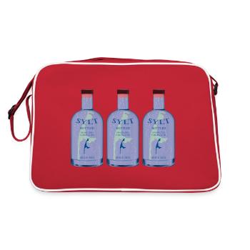 Sylt Bottled Sparkling Tablewater - Retro Bag - red/white - Back