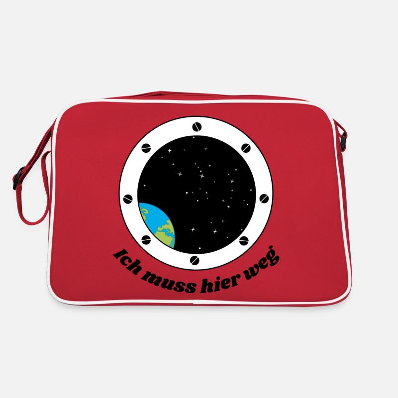 Espace Terre dans un vaisseau spatial Sac Retro