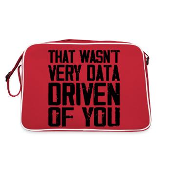 That Wasn't Very Data Driven Of You - Retro Bag - red/white - Back