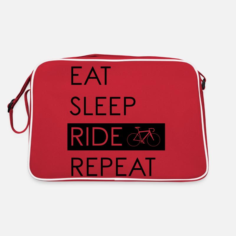 EAT SLEEP RIDE REPEAT Retro Bag
