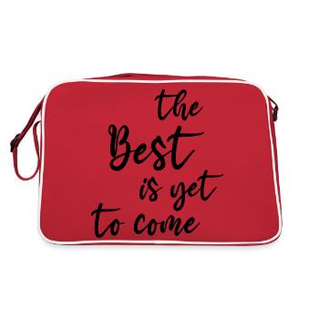 THE BEST BLACK - Retro Tasche - Rot/Weiß - Hinten