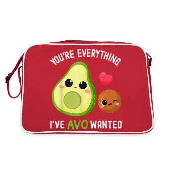 Avocado Trend 2021 - Avo Wanted - Sac Retro - rouge/blanc - Dos