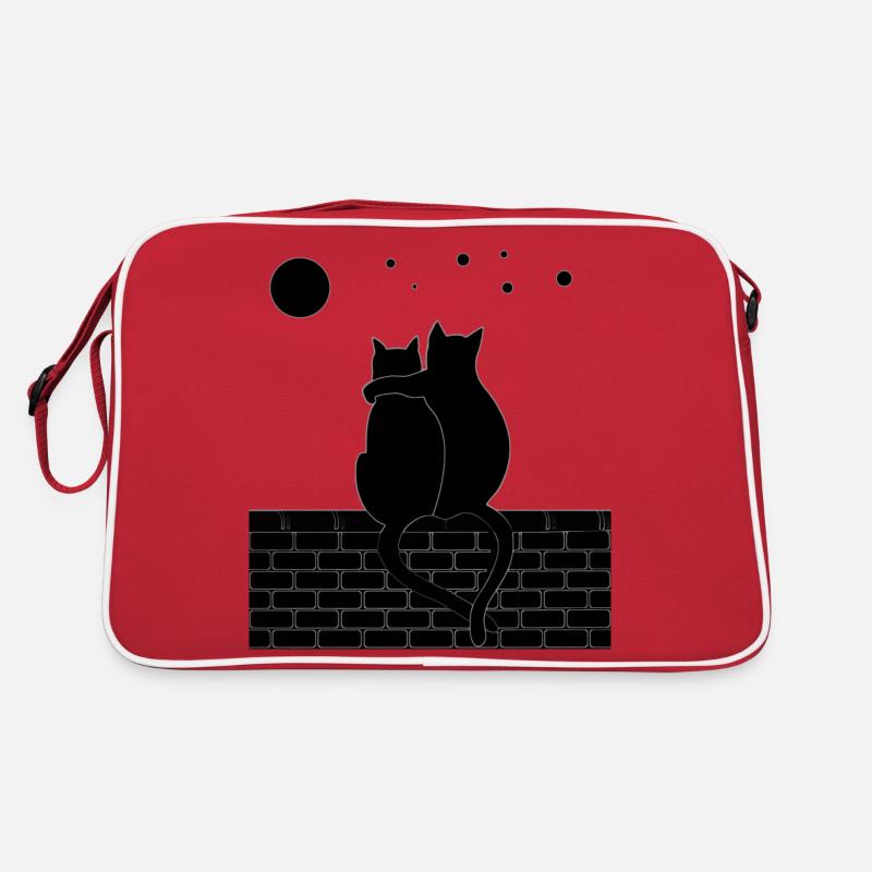 Cat and Cat Retro Tasche