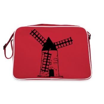 Windmil - Retro Bag - red/white - Back