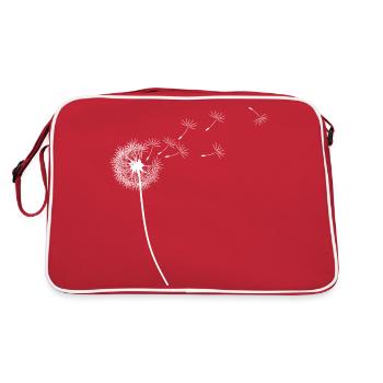 Pissenlit dans le vent - Sac Retro - rouge/blanc - Dos