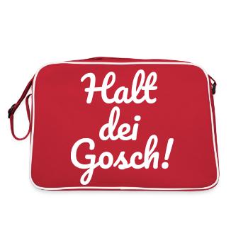 Mannheim Monnem Mannheimat - Sac Retro - rouge/blanc - Dos