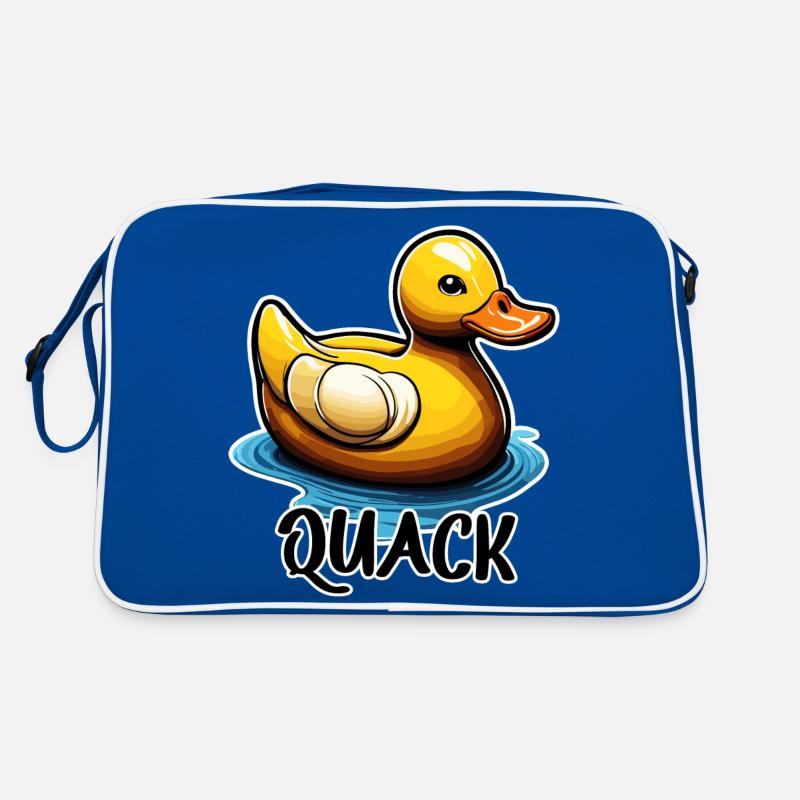 Canard en caoutchouc / Canard en caoutchouc / Eau / Baignoire Sac Retro