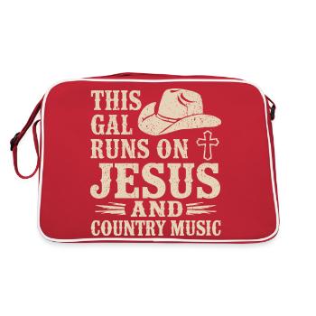 Your Faith and Music Style - Retro Bag - red/white - Back