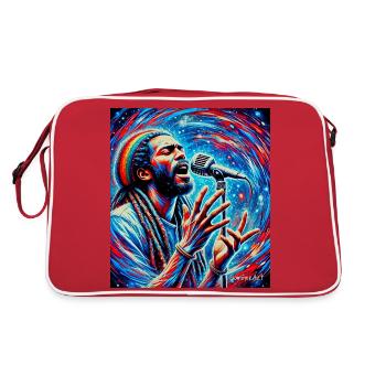 Reggae Vibes – Soulful Music Energy - Retro Bag - red/white - Back