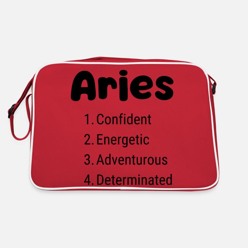 Aries – Energy, Courage & Bold Beginnings Retro Bag