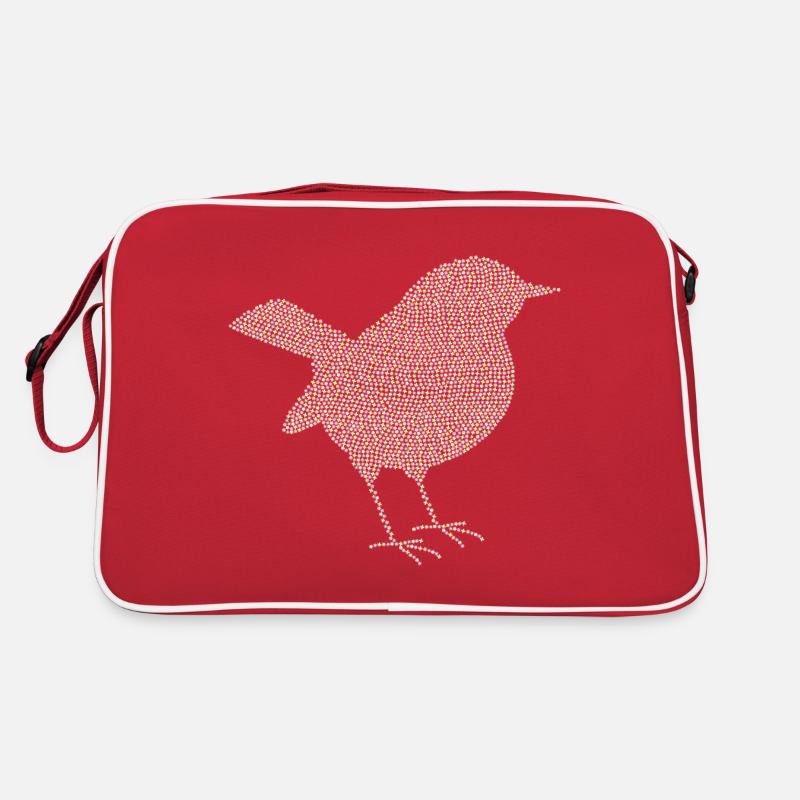 Printemps | Printemps | Fleur | Fleurs | Oiseau | Moineau Sac Retro