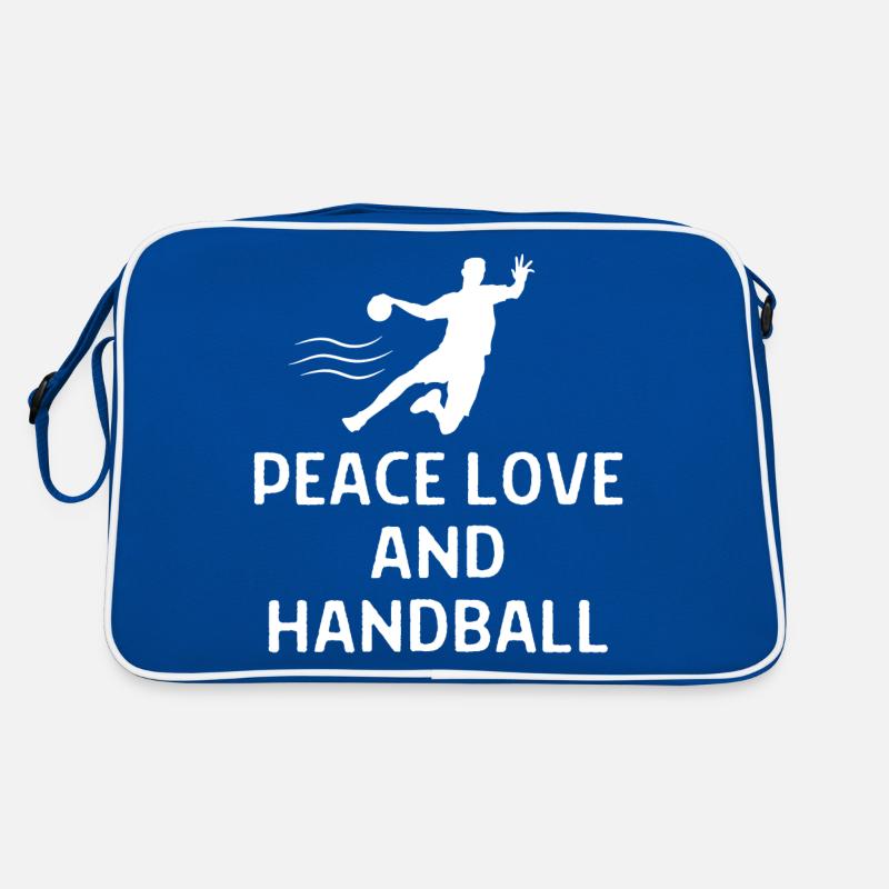 Handball Handballer Spruch Geschenk Retro Tasche