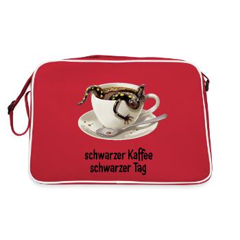 Coffee Salamander 2 - Retro Bag - red/white - Back