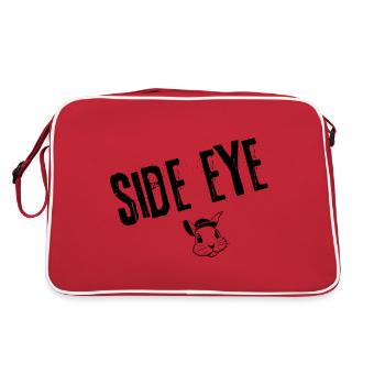 Subtile Blicke | Jugendwort - Retro Tasche - Rot/Weiß - Hinten