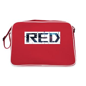 red - Retro Bag - red/white - Back