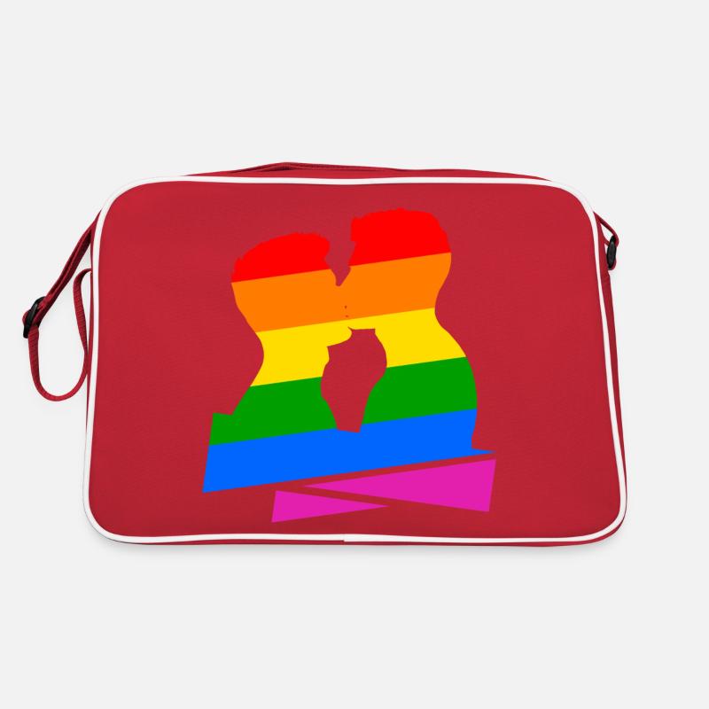 Baiser arc-en-ciel Sac Retro