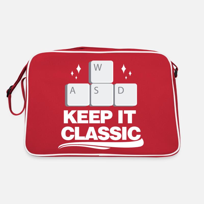 Retro Zocker Sprüche Gaming Geschenk Retro Tasche