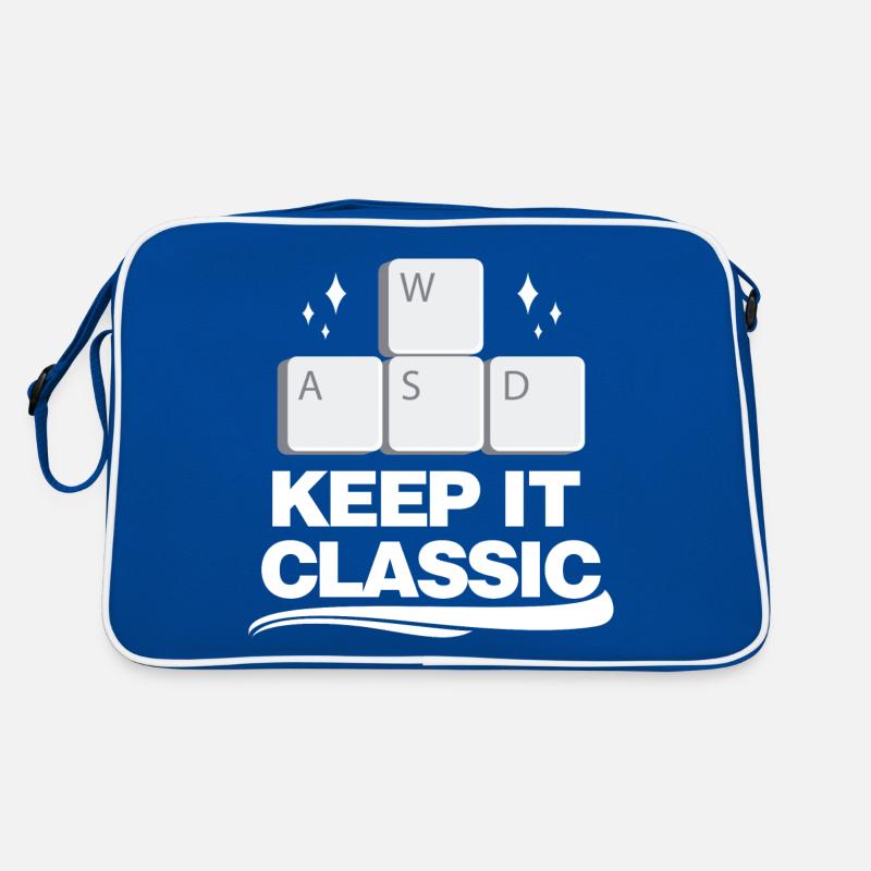 Retro Zocker Sprüche Gaming Geschenk Retro Tasche