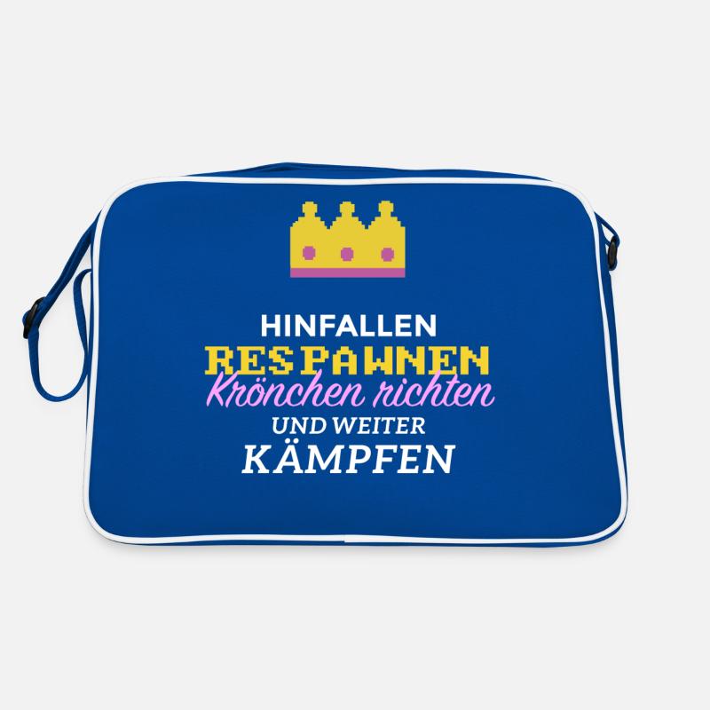 Krönchen richten! Retro Tasche