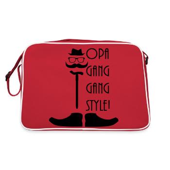 opa transition nam - Sac Retro - rouge/blanc - Dos