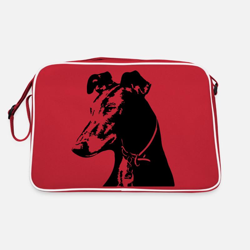 Galgo Kopf Retro Tasche