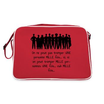 la cité de la peur film les Nuls tshirt humour - Sac Retro - rouge/blanc - Dos