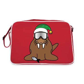 Walrus - Retro Bag - red/white - Back