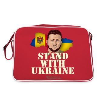 Zelensky T-Shirt Moldavie - Sac Retro - rouge/blanc - Dos