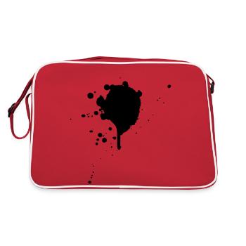 Éclaboussures de couleur - Sac Retro - rouge/blanc - Dos