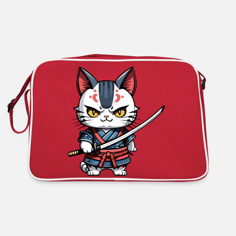 Samurai-Katze #27 Retro Tasche