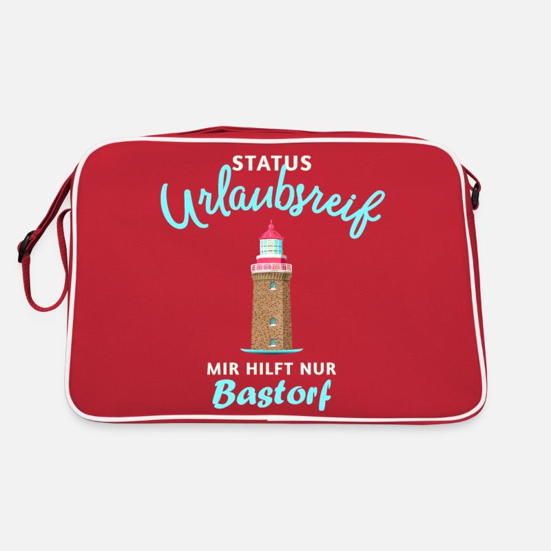 Bastorf, Baltic Sea, Wismar Bay, ready for vacation Retro Bag