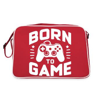 Born to Game - Retro Bag - red/white - Back