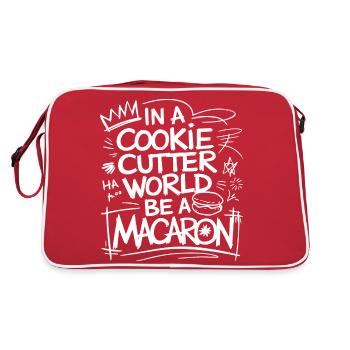 L’individualité comme un macaron - Sac Retro - rouge/blanc - Dos