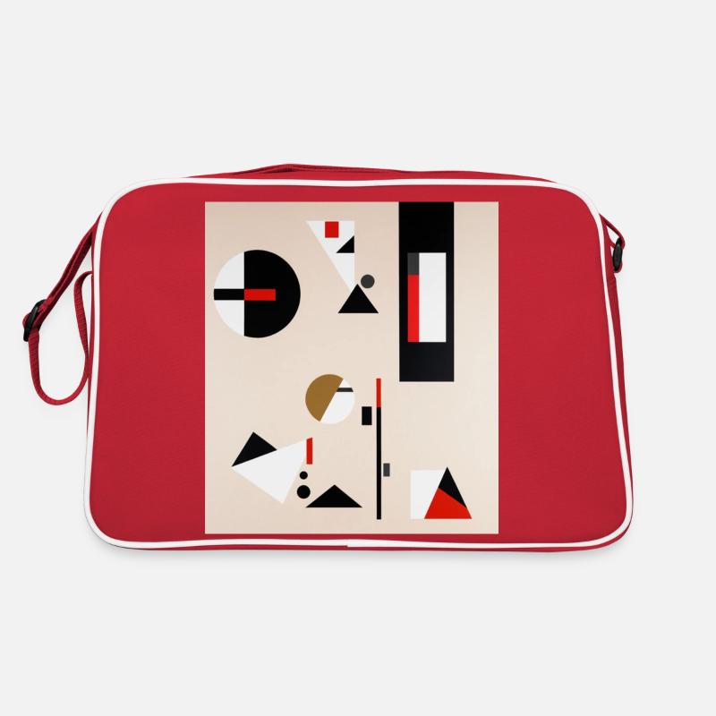 Composition géométrique abstraite Sac Retro