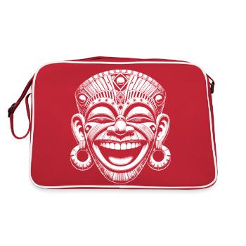 Mask - Retro Bag - red/white - Back