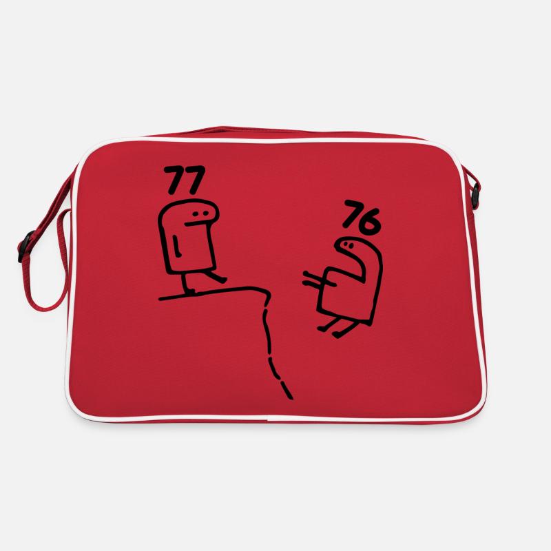77 Years Old - 77th Birthday Fun 77 Year Old Gift Retro Bag