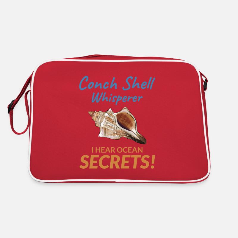 Conch Seashells Collector Beachcomber Sea Shell Retro Bag