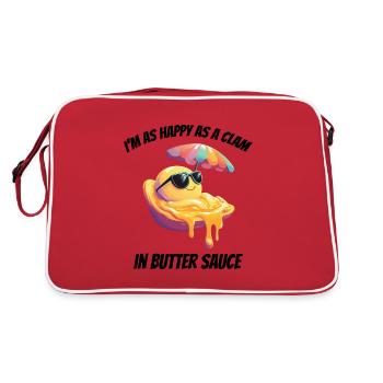 palourde coquillage coquillages collection Beachcomber Beach - Sac Retro - rouge/blanc - Dos