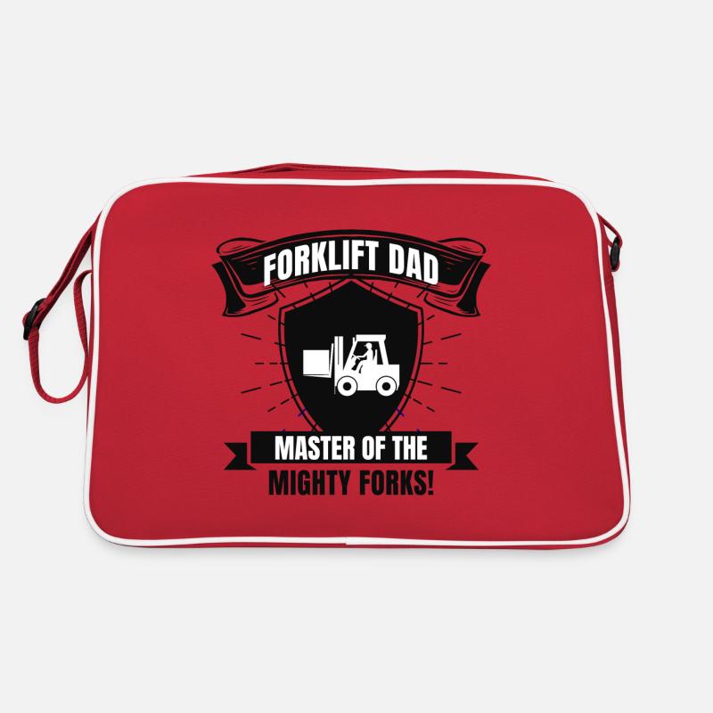 Forklift Dad Heavy Equipment Driver Fathers Day Retro Bag